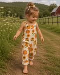Pumpkin & Sunflower Overalls | MiniOlie