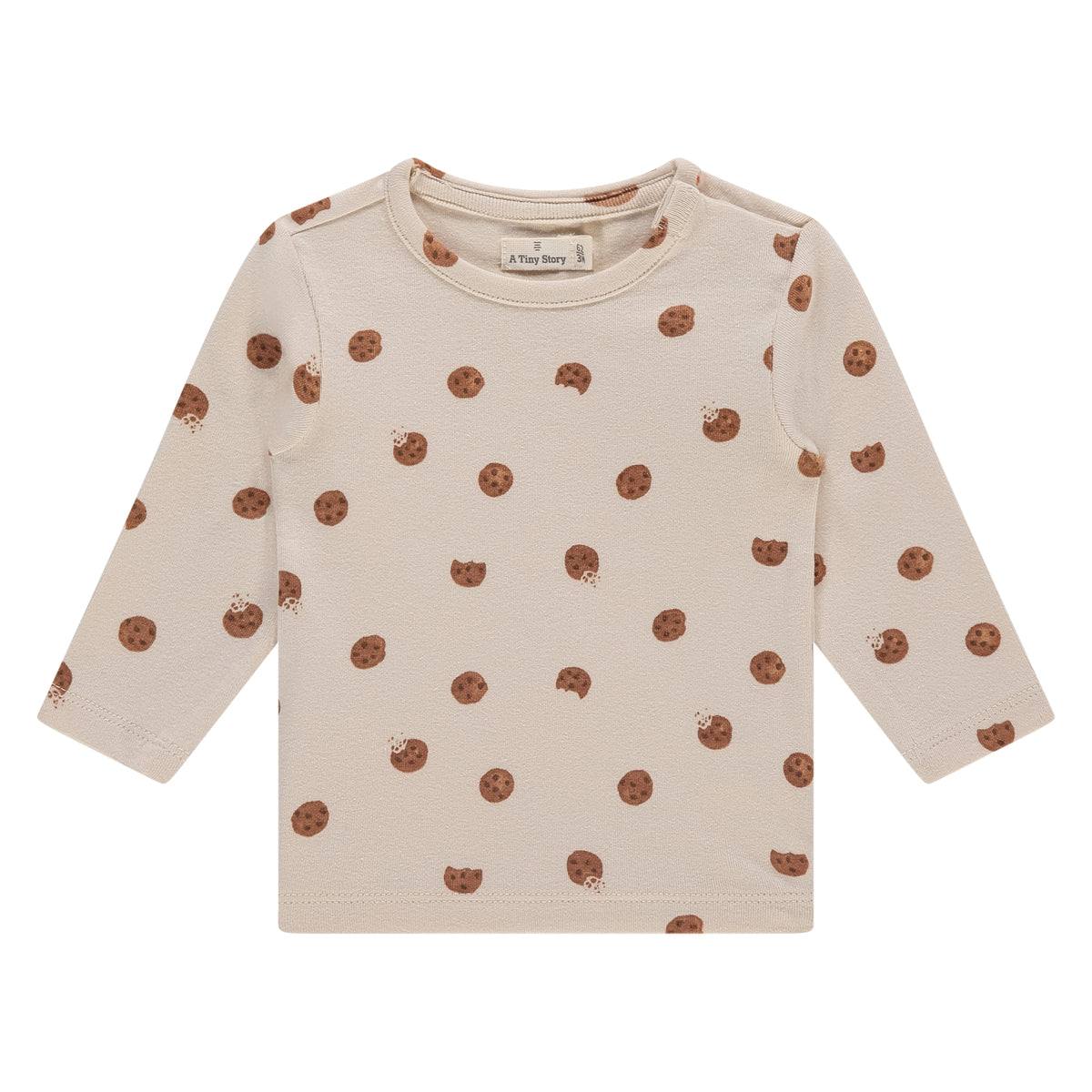 Ivory Cookie Print Longsleeve