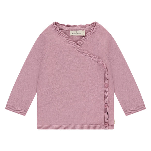 Baby Cross Body Cardigan Pink