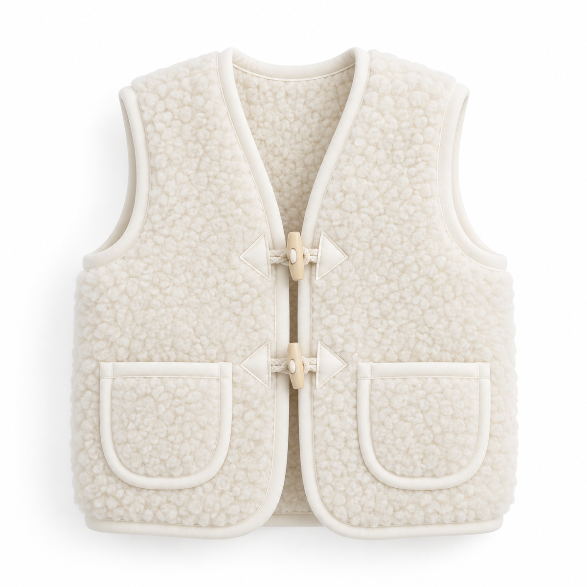 Gilet en laine Flat White