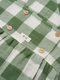 Dill Gingham Sleeveless Dress