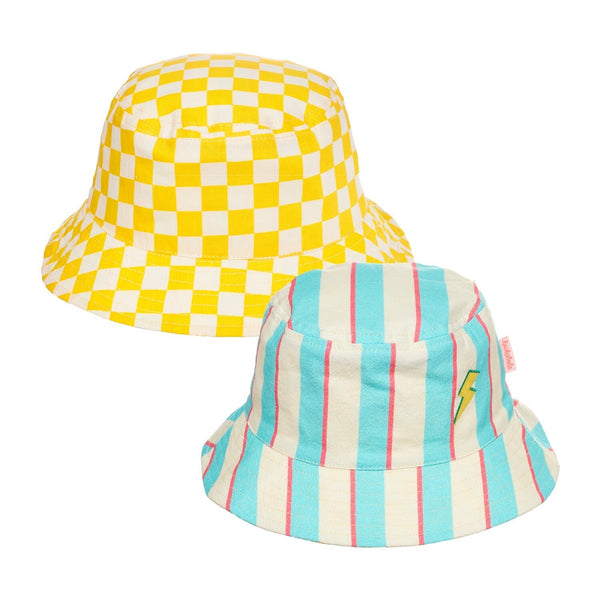 Lightning Stripe Reversible Bucket Hat