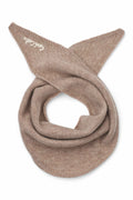 Bestickter Kaschmirschal – Beige