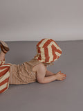 Tomato stripes bucket sun hat