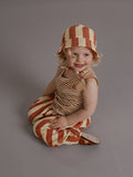Tomato stripes bucket sun hat